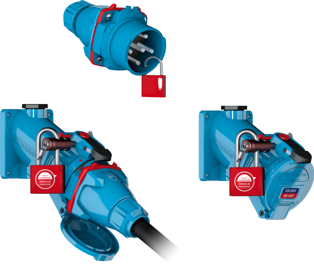Socket With Integrated Switch MARECHAL ELECTRIC