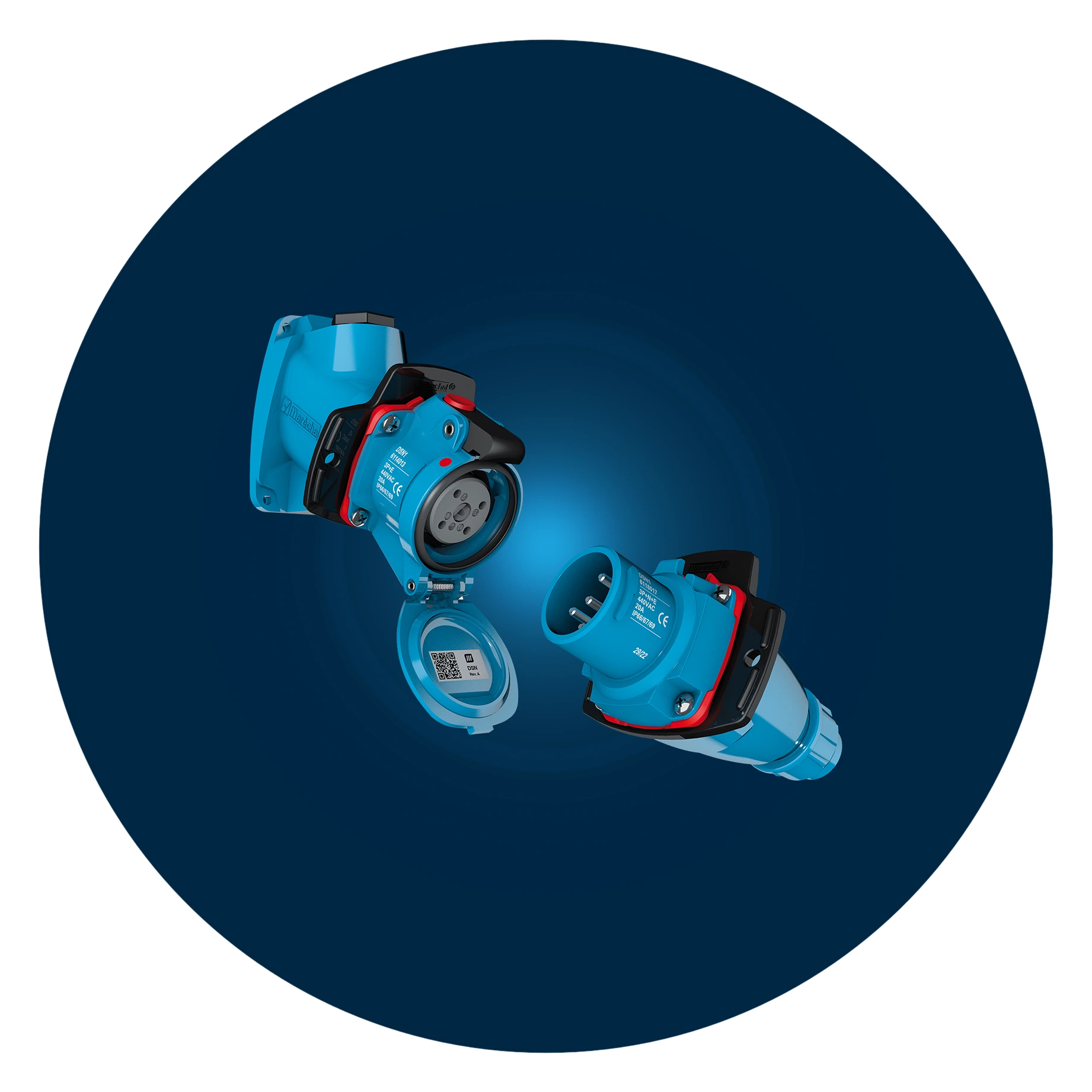 Decontactor DSN1 poly with pilot contacts for control and command.