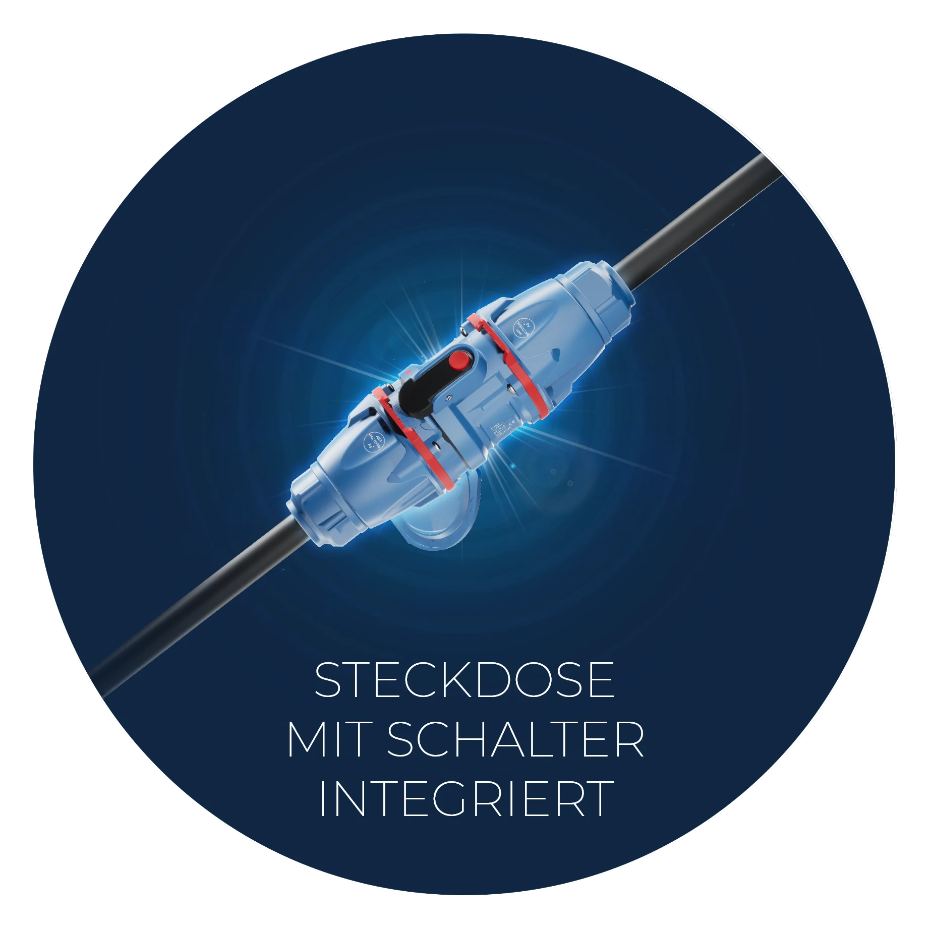 decontactor steckdose mit schalter integriert